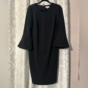 Calvin Klein Black 3/4 Sleeve Dress